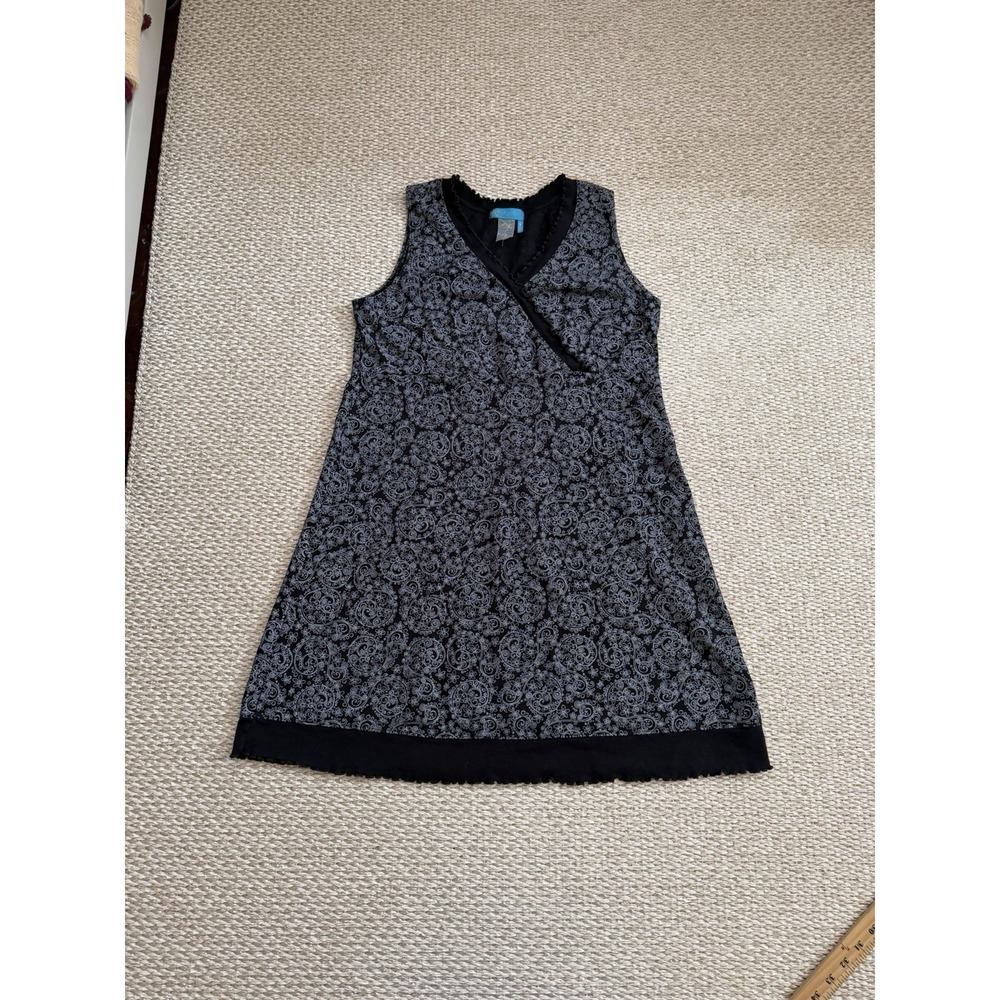 Vintage Fresh Produce Women's Paisley Print‎ Sleeveless Dress. Small Y2K